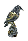 Steampunk Karga Biblo Heykel