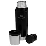 Stanley Klasik Vakumlu Paslanmaz Çelik Termos 0.75 LT - Matte Black Pebble