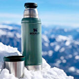Stanley Legendary Klasik Vakumlu Paslanmaz Çelik Termos 0.47 LT(16 OZ) - Hammertone Green