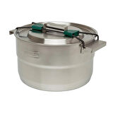 The Full Kitchen Base Camp Cook Set - Paslanmaz Çelik Kamp Pişirme Seti 3.5L  3.7QT