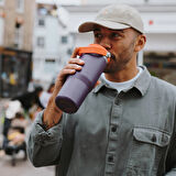 Stanley The IceFlow Flip Straw Pipetli Termos Bardak 0,89 LT (30 OZ) - Plum