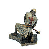 Baltalı Tapınak Şövalyesi Heykel Biblo Dekor