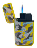 Zengaz Cool Tasarım Jet Alev Çakmak - Yellow Camouflage