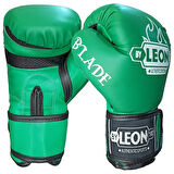 Leon Blade Training Boks, Kick Boks ve Muay Thai Eldiveni Yeşil