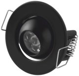 Eco Lounge CATA CT 5268 Ufo Yıldız 1.5W Sıva Altı Led Spot Siyah Kasa Beyaz Işık 6400K