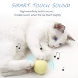Sesli ve Akıllı Kedi Oyuncak Topu - 50 mm, Hayvan Sesli, Eğlenceli Kedi Oyuncağı