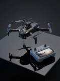 Canlı Görüntü Aktarımlı Çift Kameralı Uzaktan Kumandalı Drone
