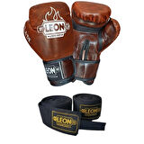Leon Blade Training Boks Kick Boks Ve Muay Thai Eldiveni Ve Bandaj Seti 3,5 m