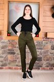 BEL VE PAÇA LASTİKLİ YANLARI KARGO CEP FERMUARLI Kadın  PANTOLON-4444