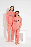 TARP Somon Yıldızlı İnterlok Anne Pijama Takımı 6400-S