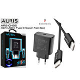 EV TİPİ 45W USB-C/TYPE-C SÜPER TURBO HIZLI ŞARJ CİHAZI TAKIMI