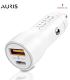 ARAÇ İÇİ 30W USB-C + USB GİRİŞLİ HIZLI OTO ŞARJ BAŞLIĞI