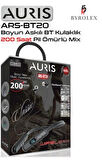 AURIS KULAK İÇİ BOYUN BANTLI 200 SAAT PİL ÖMÜRLÜ LCD EKRANLI KABLOSUZ (BLUETOOTH) KULAKLIK