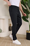 Erkek Casual Slim Fit Cord Desenli Kumaş Pantolon