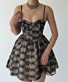 Toba İp Askılı Elbise