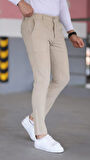 Erkek Slim Fit Likralı Gabardin Pantolon