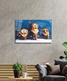 Minyonlar Cam Tablo