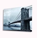 Köprü Manzara Cam Tablo 4mm Dayanıklı Temperli Cam