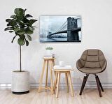 Köprü Manzara Cam Tablo 4mm Dayanıklı Temperli Cam