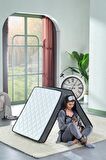 Deluxe Gri 70x180 Katlanır Yatak, Yer Yatağı, Misafir Yatağı, Kamp Yatağı (Ölçü Seçenekli)