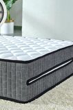 Deluxe Gri 70x180 Katlanır Yatak, Yer Yatağı, Misafir Yatağı, Kamp Yatağı (Ölçü Seçenekli)