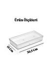 4 Adet Bade XL Çekmece İçi Bıçaklık & Kaşıklık Organizer Kepçe Spatula Düzenleyici Kutu