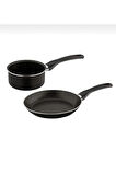 Kitch 4 Parça Mutfak Tava Seti  Kaçerola Sos Tavası + 3 Boy Omlet Tavası Yumurta Tavası