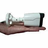 2 KAMERALI 4 WARM LEDLİ GECE RENKLİ GÖSTEREN 1080P PLASTİK KASA GÜVENLİK KAMERA SETİ