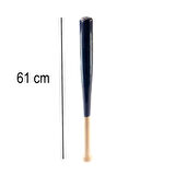Beyzbol Sopası 61 cm Dişbudak Ağacından Kırılmaz Mavi