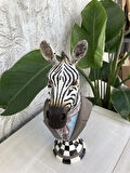 Bay Zebra Bust Heykel Biblo