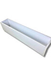 Beyaz Ahşap Mdf Saksı 100x20x15 Cm Iç Mekan Saksısı