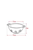 Akrilik Siyah Mini Pirinç Süzgeçi & Bakliyat Süzgeçi (3 SU BARDAĞI ÖLÇÜLÜ)