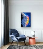 Gökkuşağı Bulutu Kanvas Tablo 40X60 CM