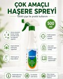 Çok Amaçlı Haşere Spreyi 500 ml Tetikli Şişe Karınca Karasinek Sivrisinek Hamam Böceği ve Pire İçin