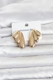 316L Çelik Gold Renk Vintage Kadın Küpe