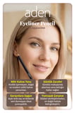 Aden Eyeliner Pencil Waterproof - Suya Dayanıklı Eyeliner Kalem 05 Cappucino(Sütlü Kahve)