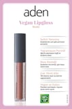 Aden Vegan Lipgloss - Vegan Dudak Parlatıcısı 07 Nude(Ten)