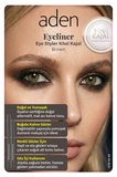 Aden Eyeliner Eye Styler Khol Kajal - Kajal Eyeliner 02 Brown(Kahverengi)