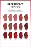 Note Deep Impact Lipstick Kremsi Ruj - 14 Warm Cherry - Kırmızı