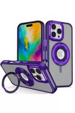 iPhone 16 Pro Max Banza Magsafe Standlı Kapak - Derin Mor