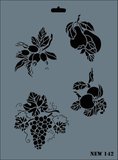 New Seri N-142 Stencil 35x25 cm