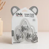 Şeffaf Yapışkanlı Askı 3lü (Koala Tip)