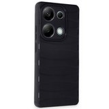 Redmi Note 13 Pro 4G Kılıf Bibercas Silikon Kapak - Siyah