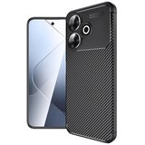 Redmi 13 4G Kılıf Auto Focus Karbon Kapak - Siyah