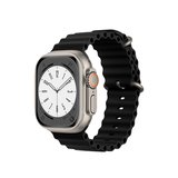 Erdo Ticaret Akıllı Saat Aksesuar Siyah Ocean Kordon 38mm
