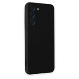 Galaxy S22 Kılıf Nano içi Kadife Silikon - Siyah