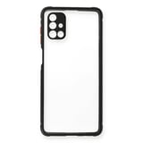 Galaxy M51 Kılıf Miami Şeffaf Silikon - Siyah