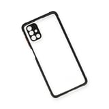 Galaxy M51 Kılıf Miami Şeffaf Silikon - Siyah