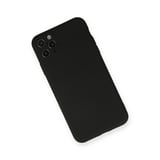 iPhone 11 Pro Max Kılıf Nano içi Kadife Silikon - Siyah