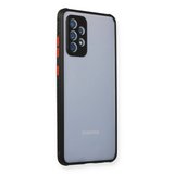 Erdo Ticaret Galaxy A72 Kılıfı Şeffaf Siyah Silikon Arka Kılıf
